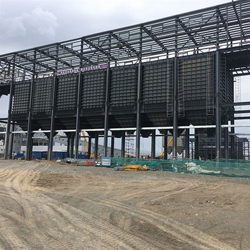 壓延微晶板施工現(xiàn)場(chǎng)